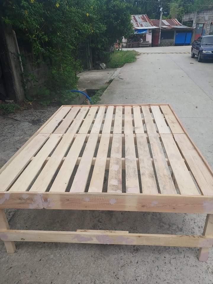 Wooden Modular Bed Frame, Furniture & Home Living, Furniture, Bed