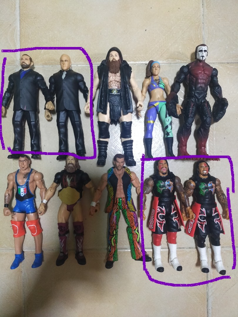 Wwe j and j security killian dain bayley sting santino danial bryan