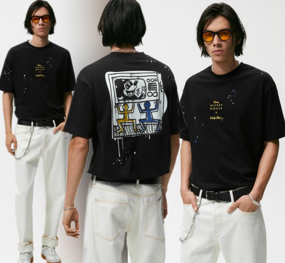 ZARA mickey mouse X keith haring T 