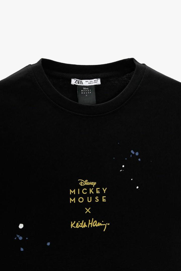 ZARA mickey mouse X keith haring T 