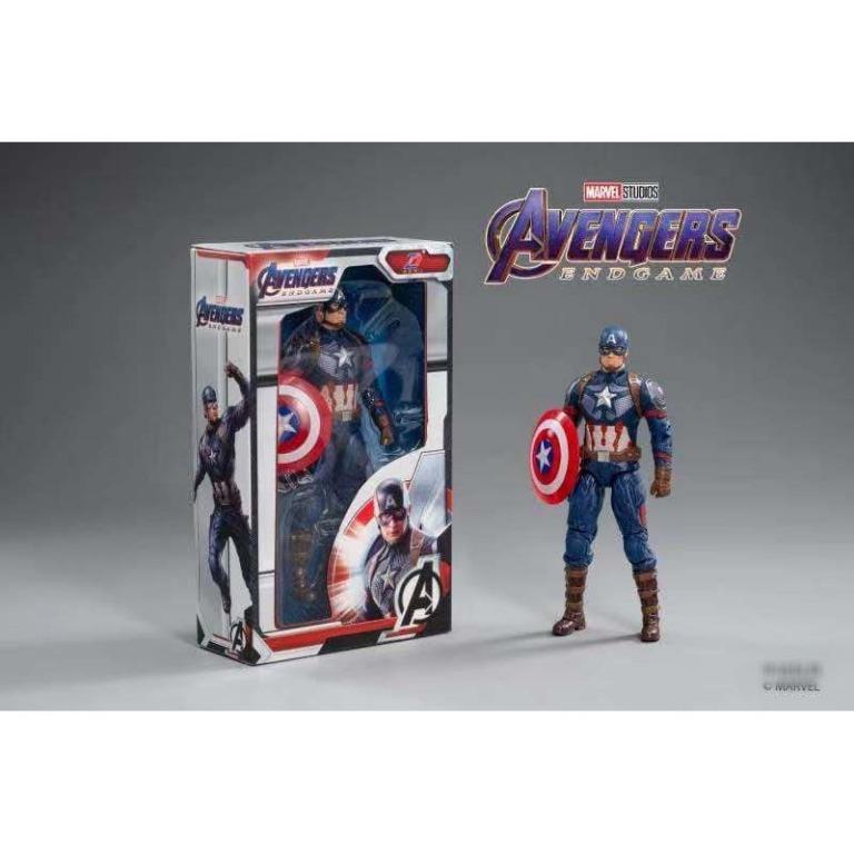 ZD TOYS Captain America 7" Marvel Avengers Endgame Action Figure Toys Kids Gifts 