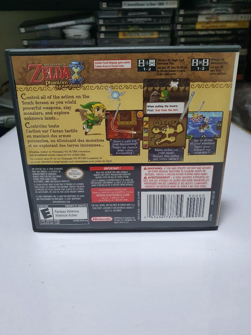 Zelda Phantom Hourglass (Nintendo Ds, Usa) (Category: Nintendo) located in Quezon City. Submitted by itemsforadoption (Listing ID 1153697134, Image 2). Description: Rfs: Its 2022! Happy New Year. Now is a time to be joyous and declutter. And I'm doing just that this season. Zelda Phantom Hourglass is one of the classic zelda games available on the ds. This is complete in box, has its manual and inserts. Great for collectors and replaying some old