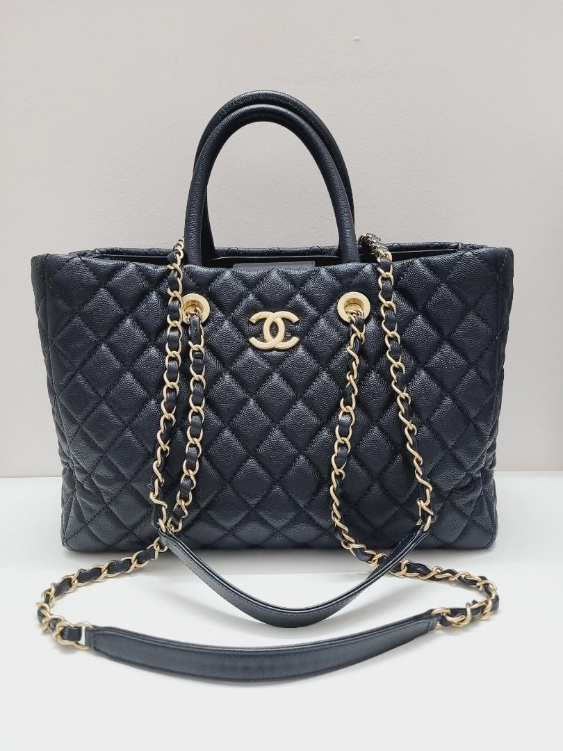 ?2022 SALE? AUTH. CHANEL COCO TOP HANDLE SHOPPER TOTE, Luxury, Bags &  Wallets on Carousell