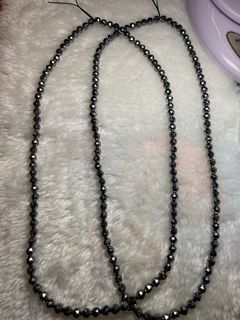 New❗️Titanium Hz Cutting Face Flash Stone Necklace64237118650113110