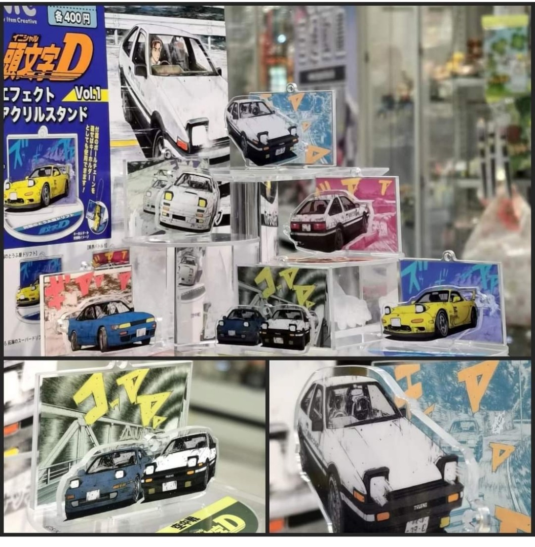 日通動畫日版NIC 4571542954879 Initial D Effect acrylic stand 頭