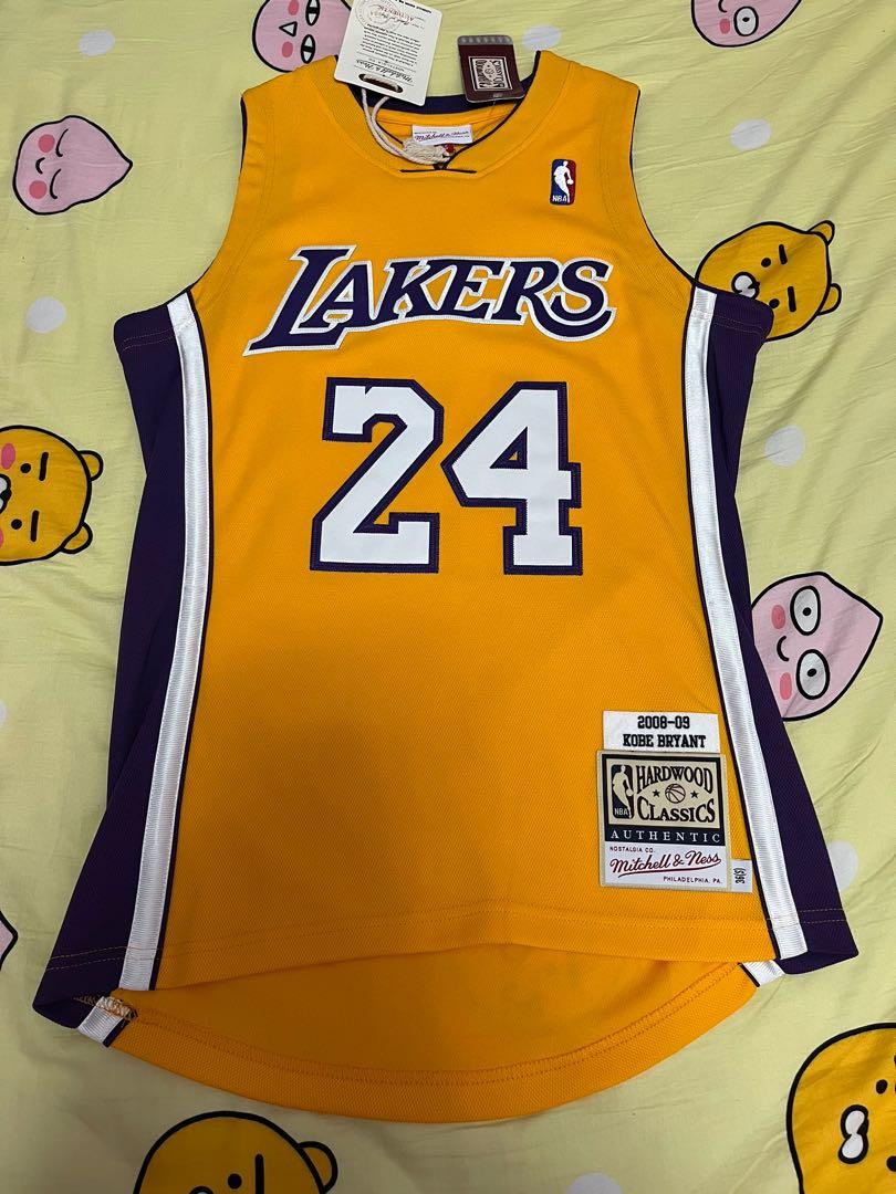 全新Mitchell & Ness M&N Authentic Jersey Los Angeles Lakers Home