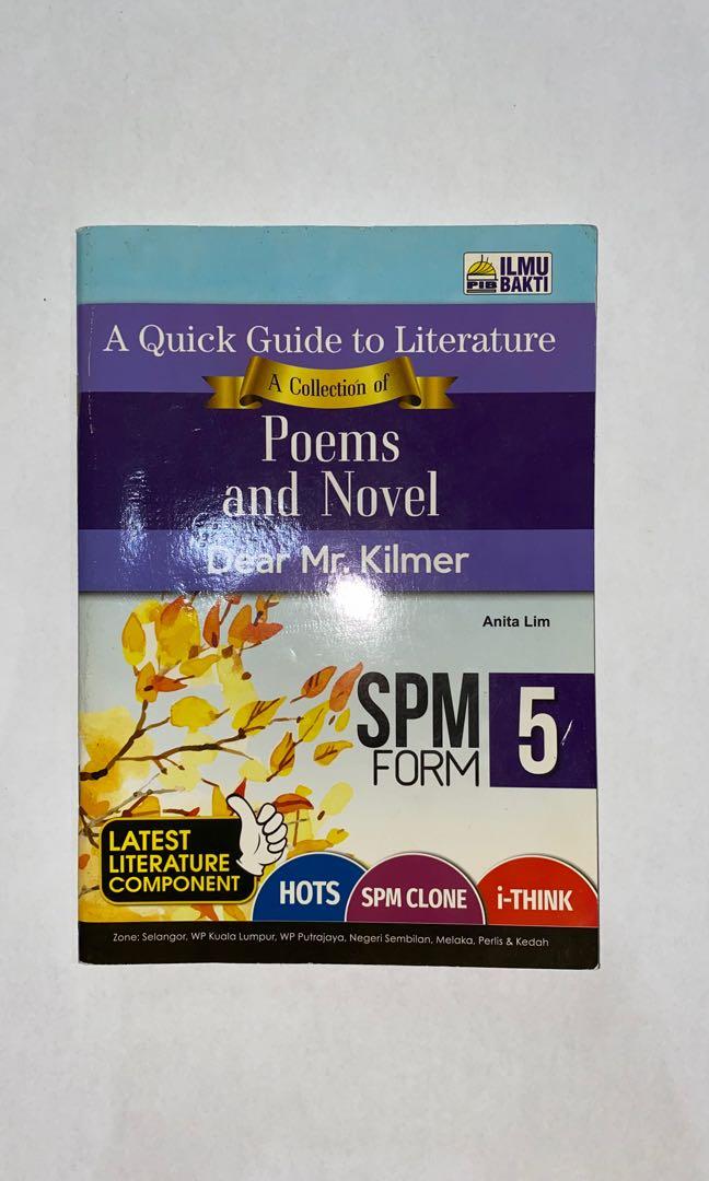A Quick Guide To Literature A Collection Of Poems And Novel Dear Mr Kilmer Form 5 Hobbies Toys Books Magazines Textbooks On Carousell
