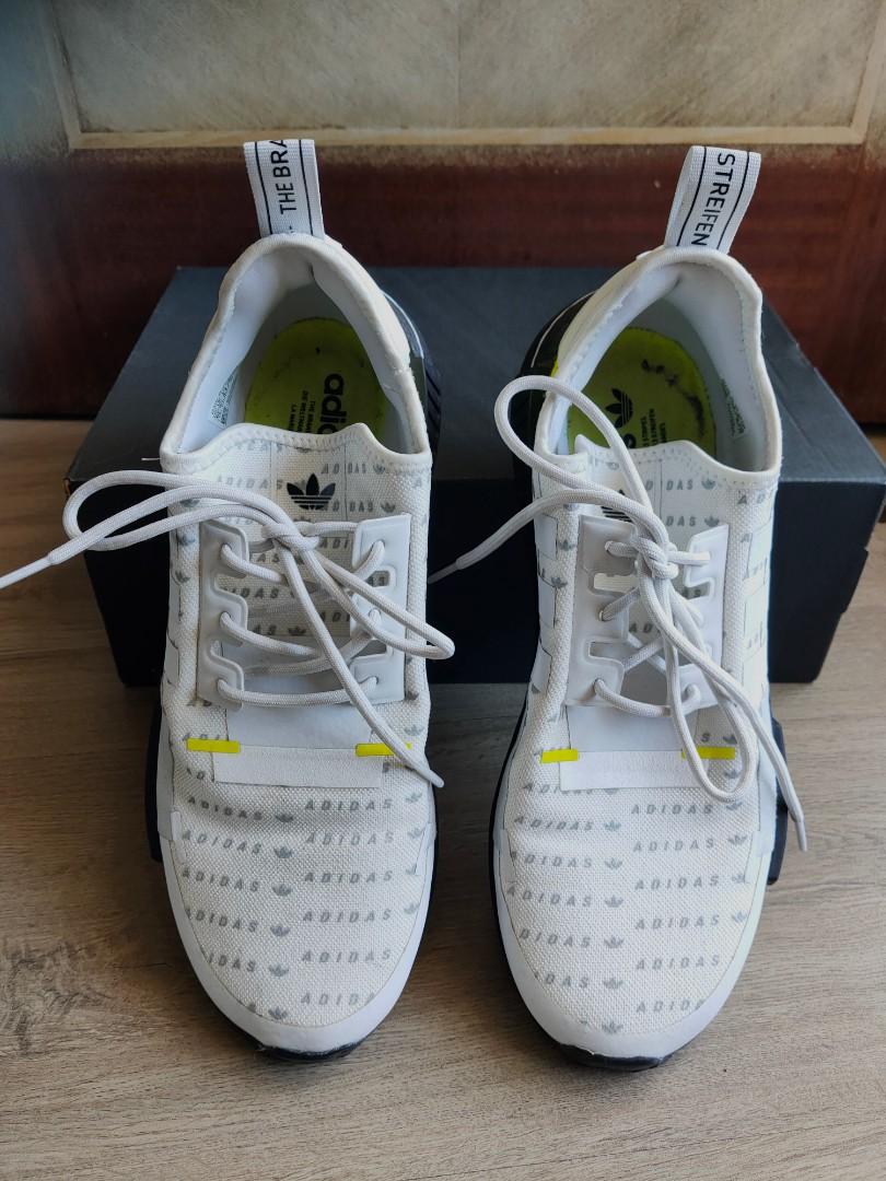 ADIDAS NMD R1 Originals White, Men's Fashion, Footwear, Sneakers on  Carousell