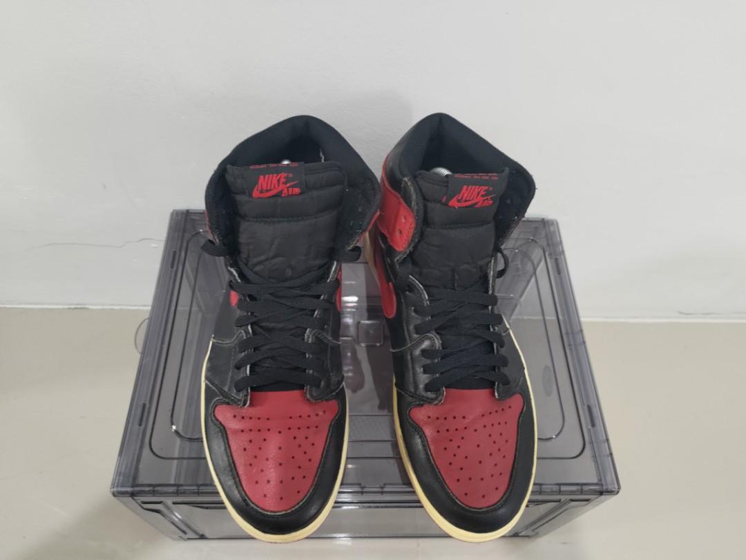 Air Jordan 1 High Banned Bred With 