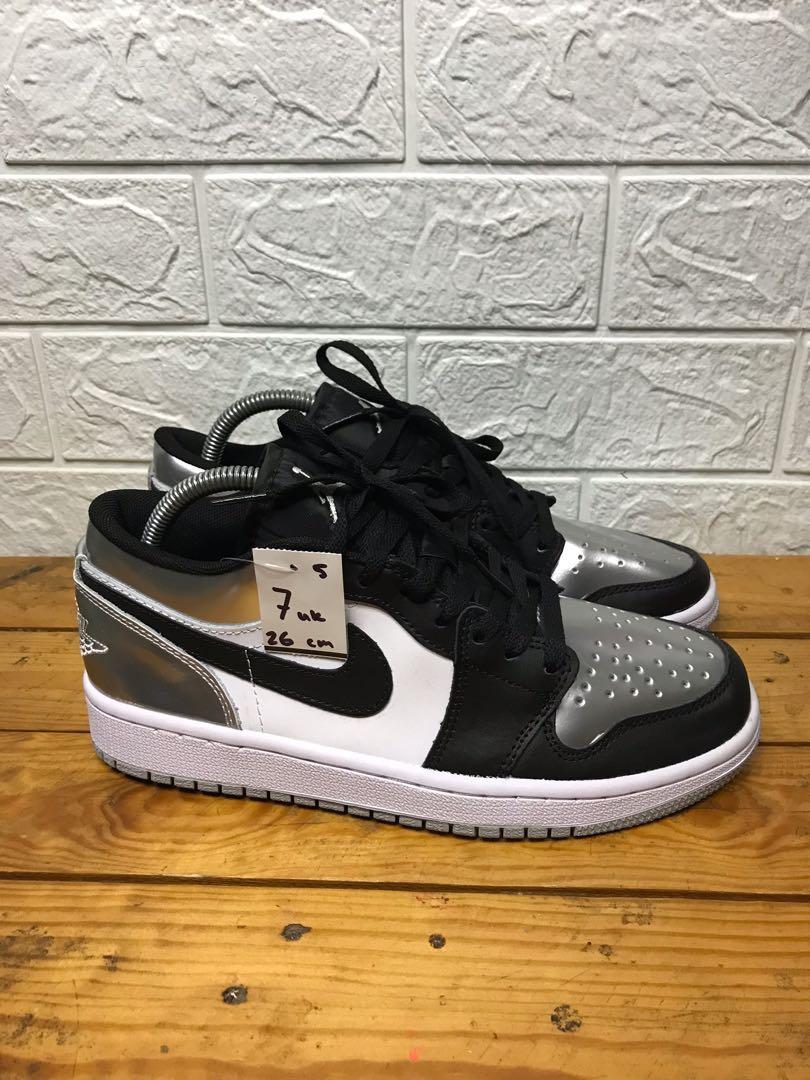 jordan 1 low silver
