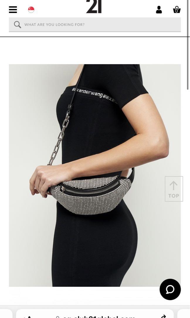 Alexander Wang Attica rhinestone mini Fanny bag Luxury Bags