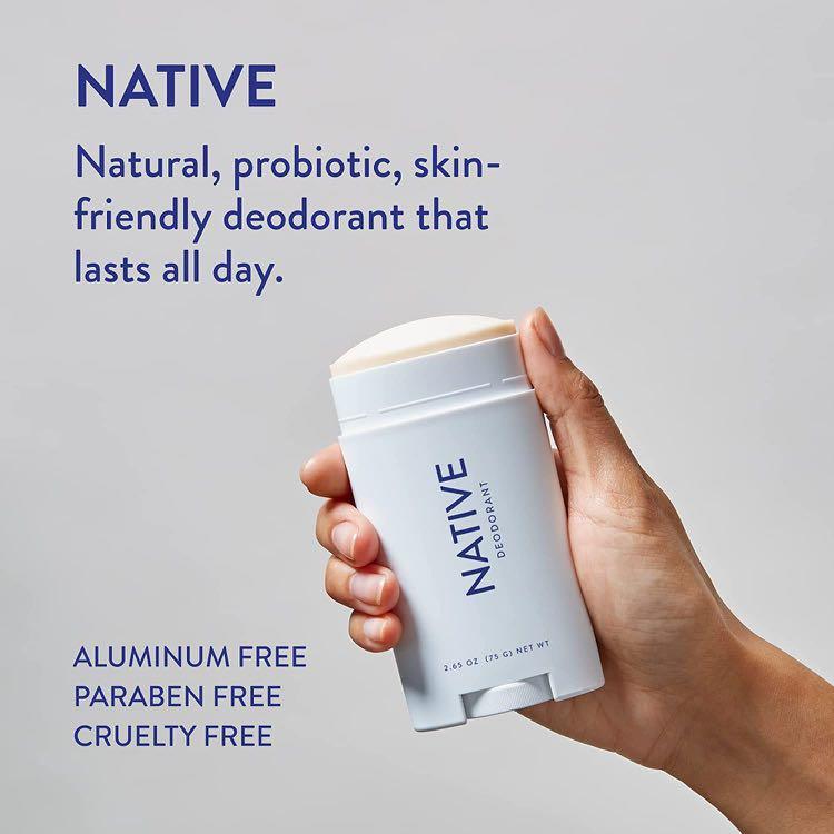 Authentic BN Native deodorant in Unscented full size, Beauty & Personal