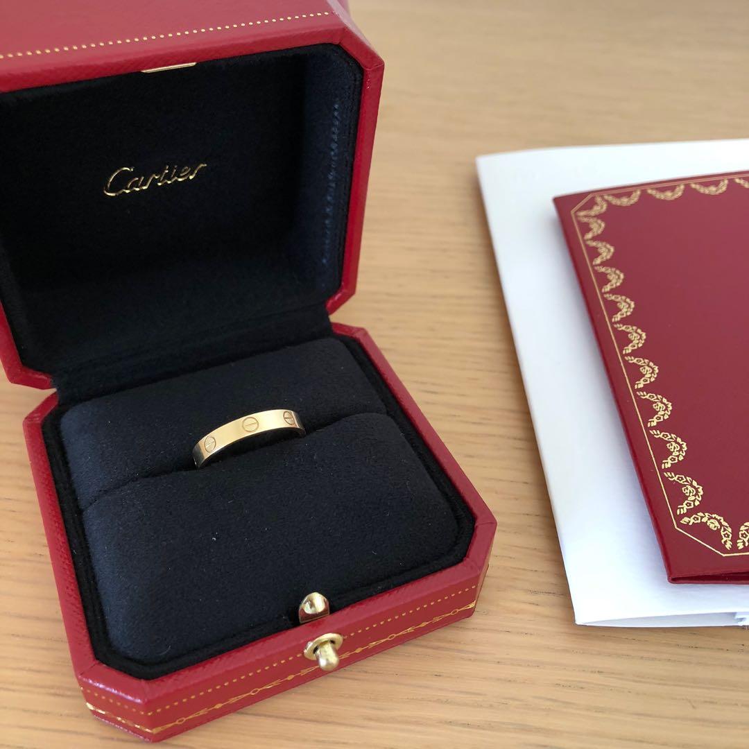 Authentic Cartier Love Ring Yellow Gold Size 57 Luxury