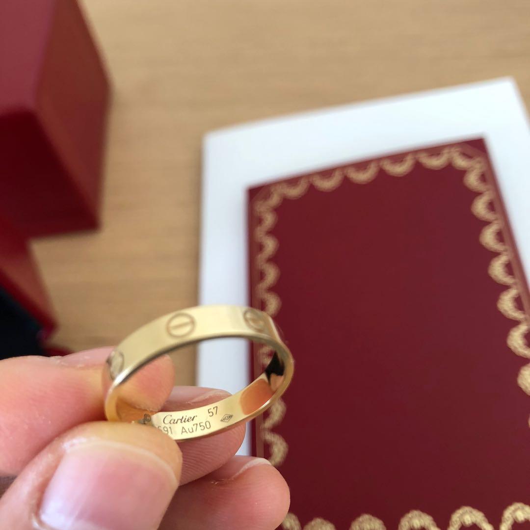 Authenticate cartier love ring hotsell