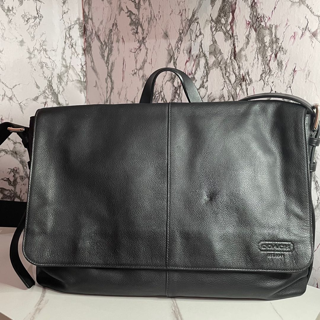 Authentic Coach Two Way Messenger Bag, Men's Fashion, Bags, Briefcases