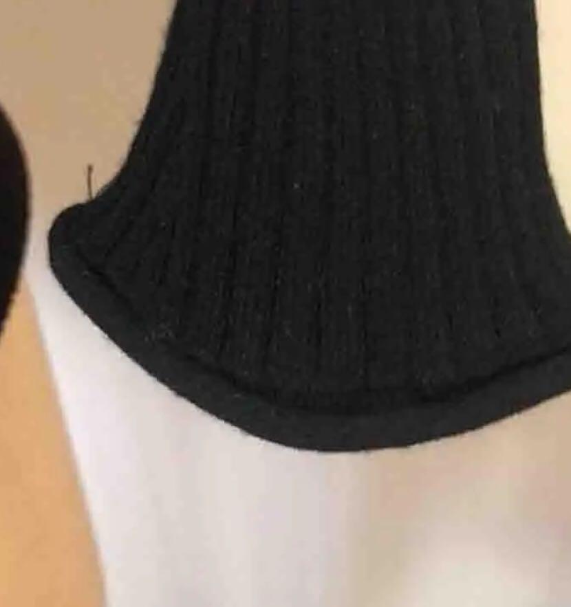 Louis Vuitton Uniform Black Rib Knit Sweater
