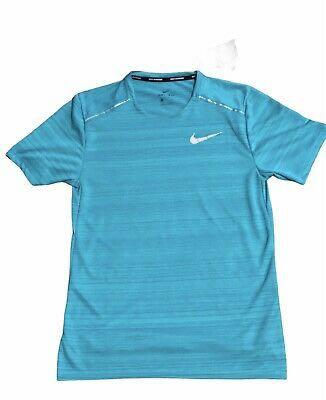 blue nike miler t shirt