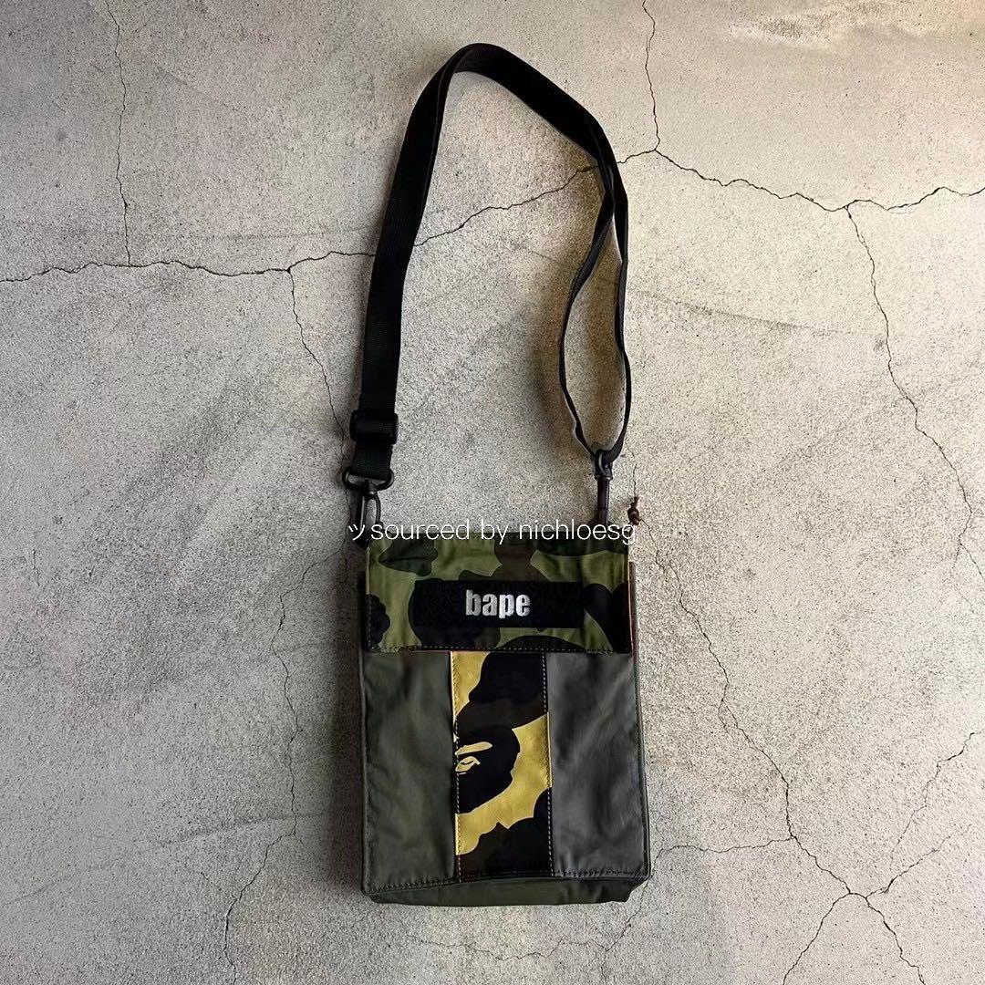 A Bathing Ape Crazy Pattern Shoulder Bag multi