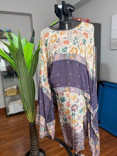 Batik Beauty (cream/purple)