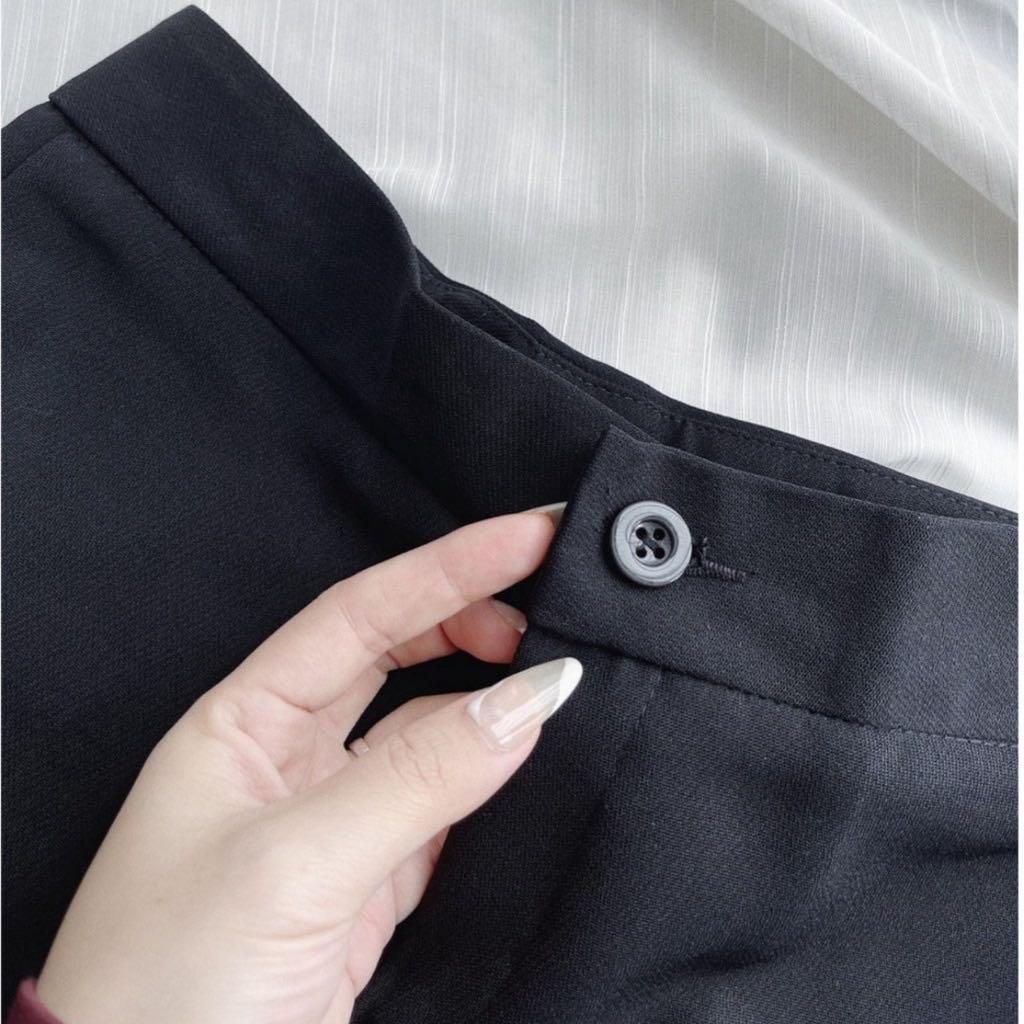 Black High Waist Flare Pants, Women's Fashion, Bottoms, Other Bottoms on  Carousell