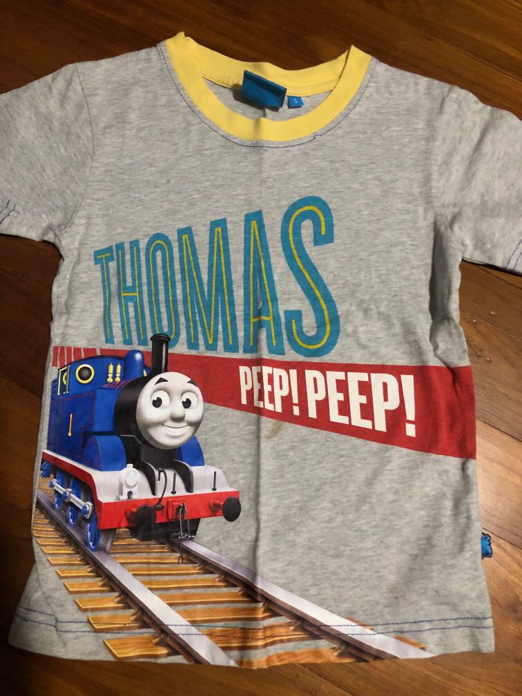 Thomas The Train 2nd Birthday Shirts Boy's Tshirt - Thomas & Friends No 1 Engine, Babies & Kids, Babies & Kids Fashion On Carousell
