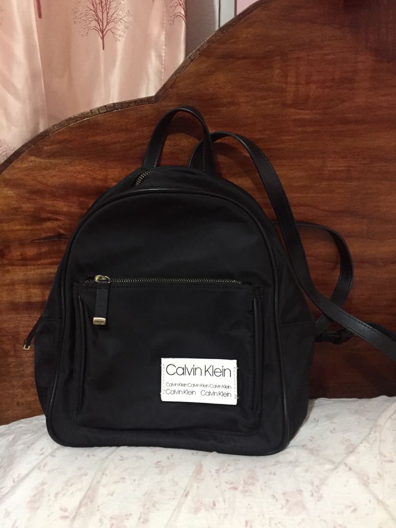 Calvin Klein women backpack, Women's Fashion, Bags & Wallets, Backpacks