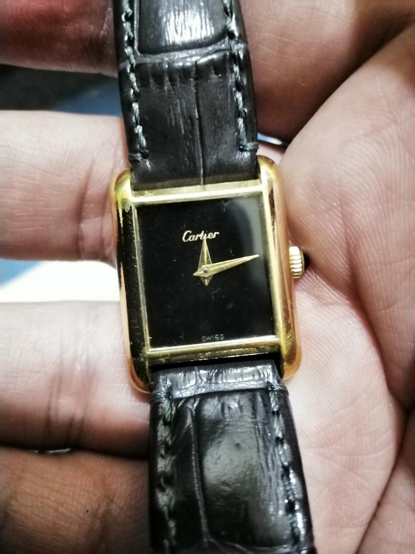 Manual wind outlet cartier tank