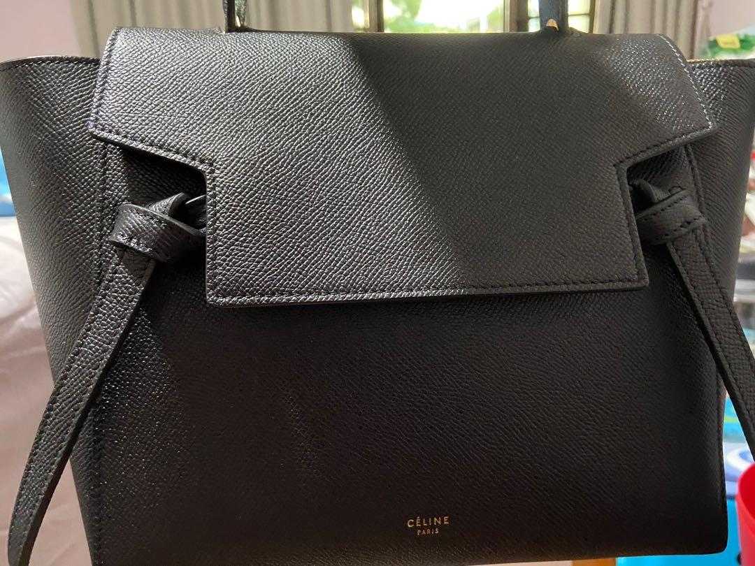 Celine micro belt bag black shop