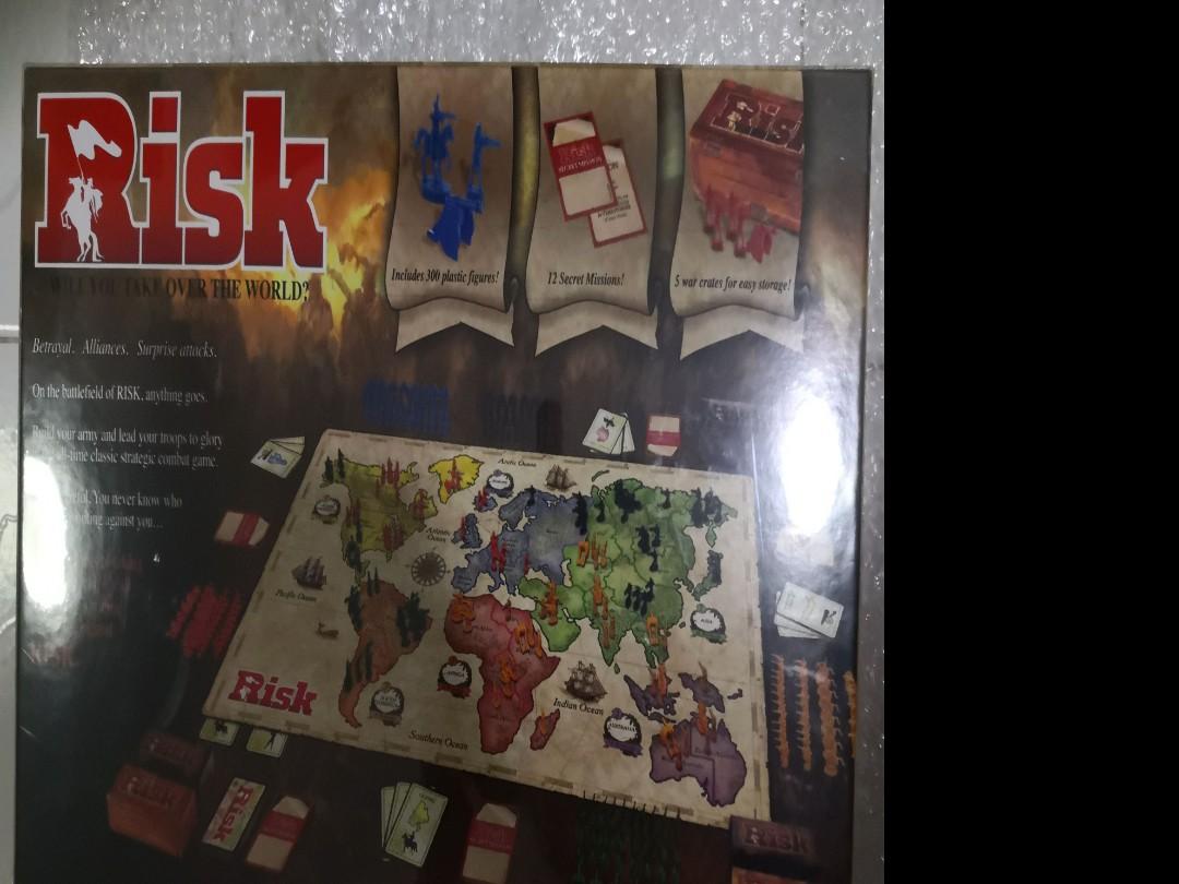 Challenging Hasbro Gaming Risk Game Strategy Board Game Updated Figures ...