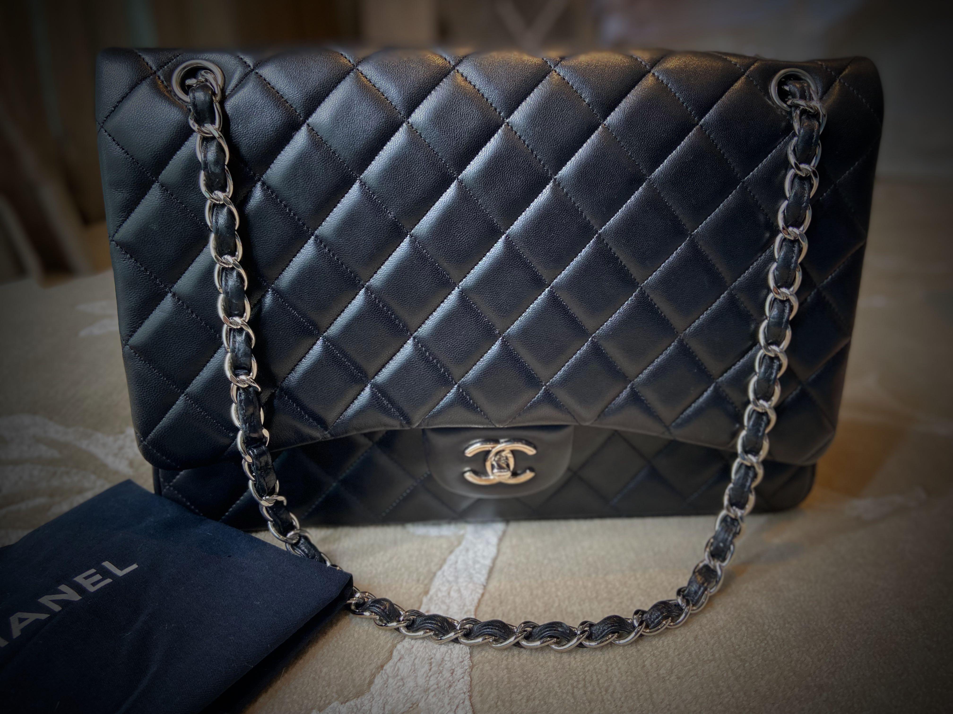 Chanel Maxi Flap Bag Lambskin, Women's Fashion, Bags & Wallets, Shoulder  Bags on Carousell