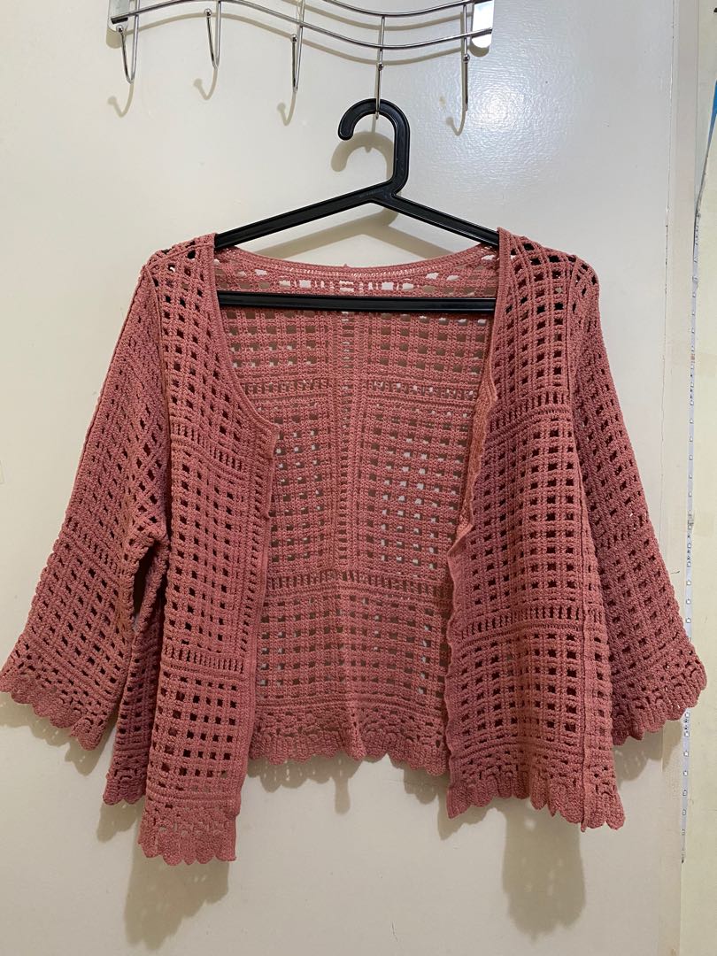 Crochet cover up top, Women's Fashion 
