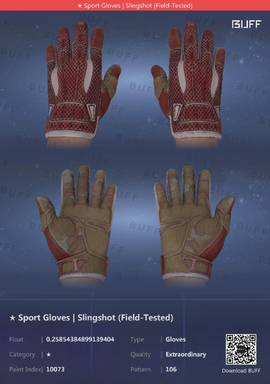 CSGO Sport Gloves Slingshot FT (FV 0.259), Video Gaming, Gaming