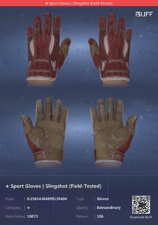 CSGO Sport Gloves Slingshot FT (FV 0.259), Video Gaming, Gaming