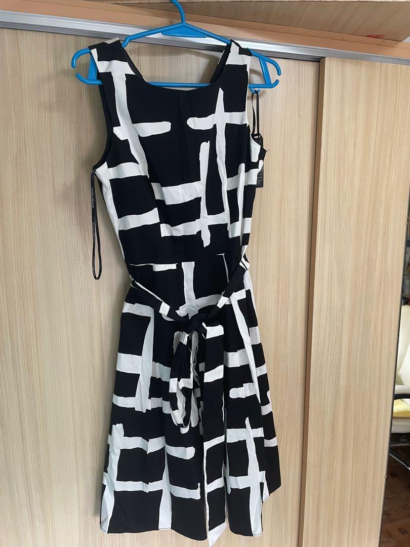 Debenhams/ Principles black and white printed dress, Women's Fashion