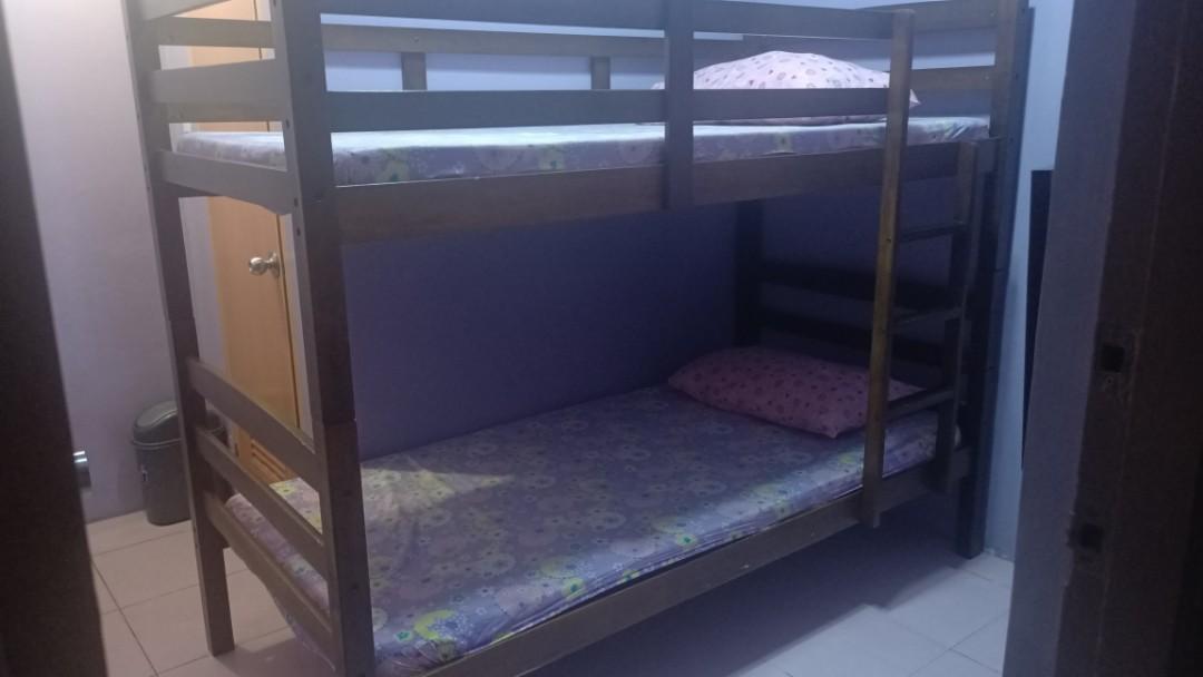 DOUBLE DECK BED with 2 URATEX FOAM Furniture Home Living
