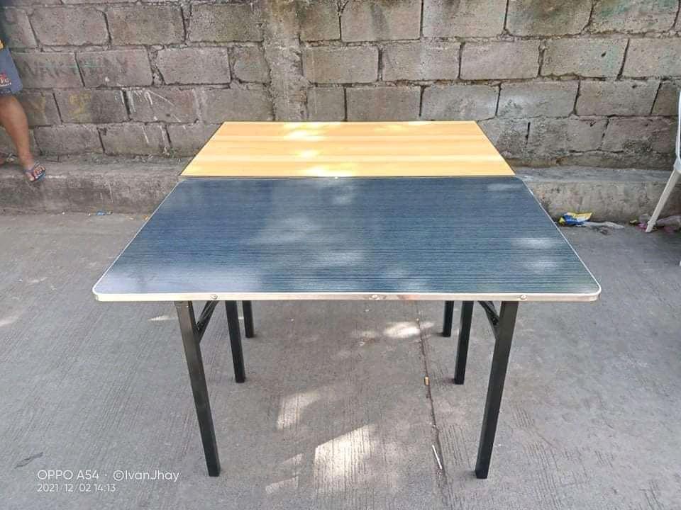 FOLDING TABLES AND OFFICE CHAIR (Category: Tables & Sets) located in Quezon City. Submitted by masculino (Listing ID 1153777995, Image 1). Description: AVAILABLE✔️ COMPUTER FOLDING TABLE ❤️❤️ BODEGA PRICE‼️✔️ 80X40✔️ 100X40✔️ 120X40✔️ 100X60✔️ 120X60✔️ COD!w/DELIVERY CHARGE✔️ TRHU GCASH PAYMENT✔️ OPEN FOR BULK ORDERS✔️ OPEN FOR PICK UP ORDERS✔️ DIRECT MESSAGE ME🤗❤️ LOC: QUEZON CITY😇.