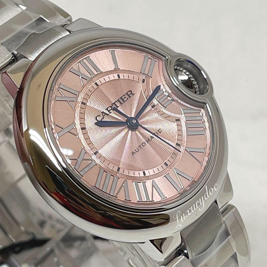 Cartier pink sale face watch