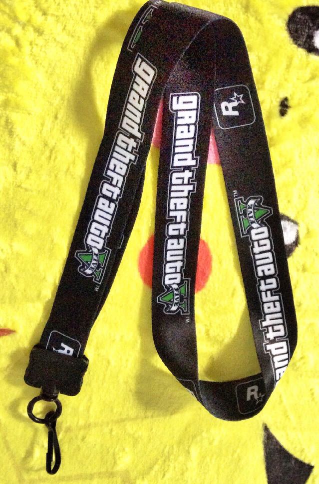Gamestop GTA V Lanyard for sale, Video Gaming, Video Games, PlayStation on Carousell