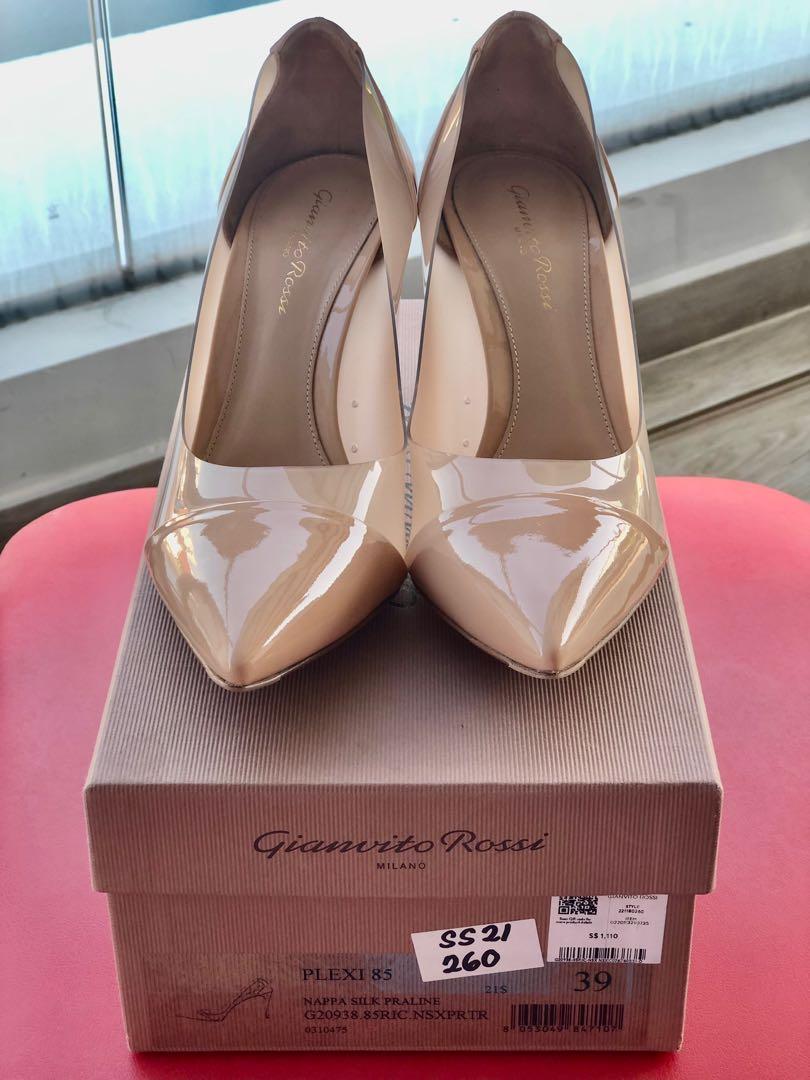 Gianvito rossi plexi nude hot sale
