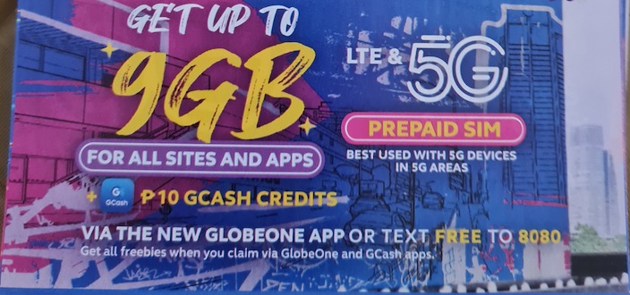 Globe 5G Philippines Gcash  Roaming