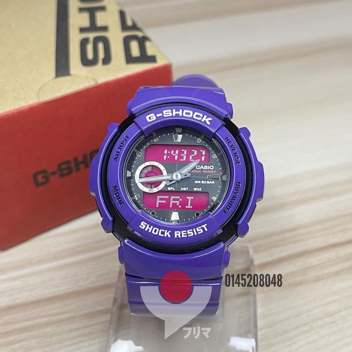当店人気【希少】CASIO G-SHOCK G-300SC-6AJF ビビットパープル 時計