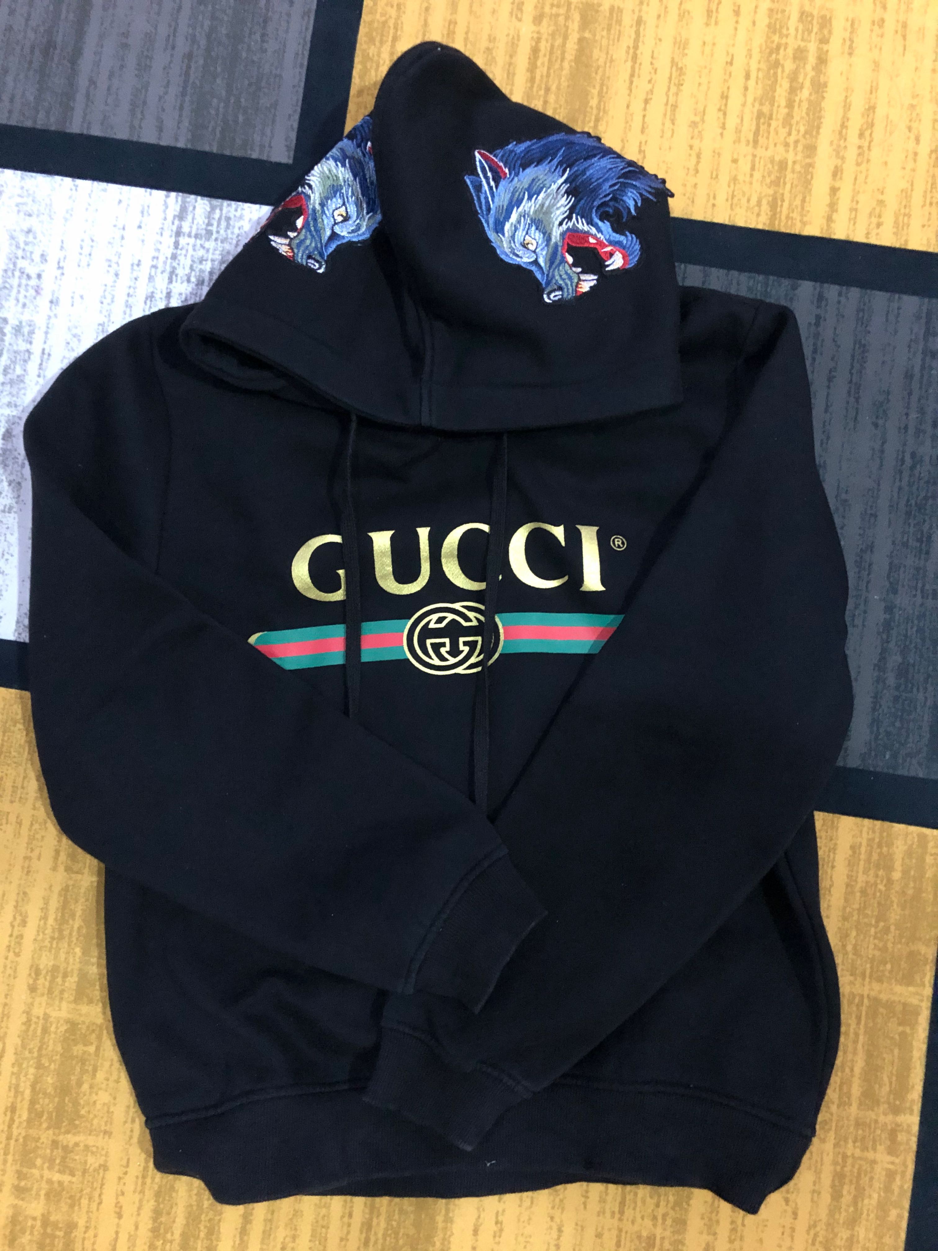 Gucci Wolf Sweatshirt, Women's Fashion, and Outerwear Carousell