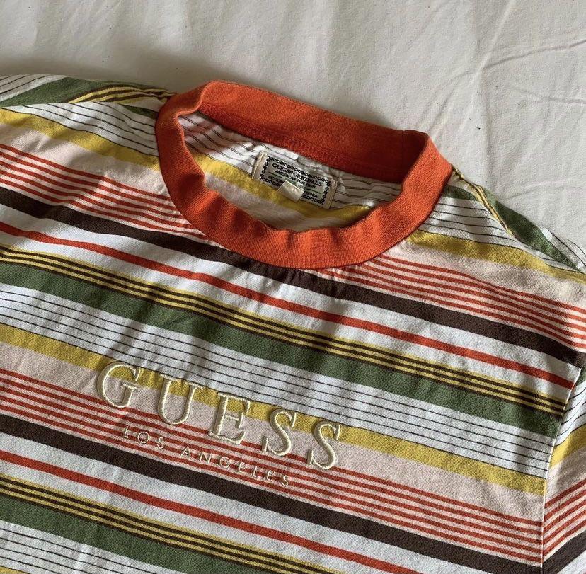guess striped vintage shirt