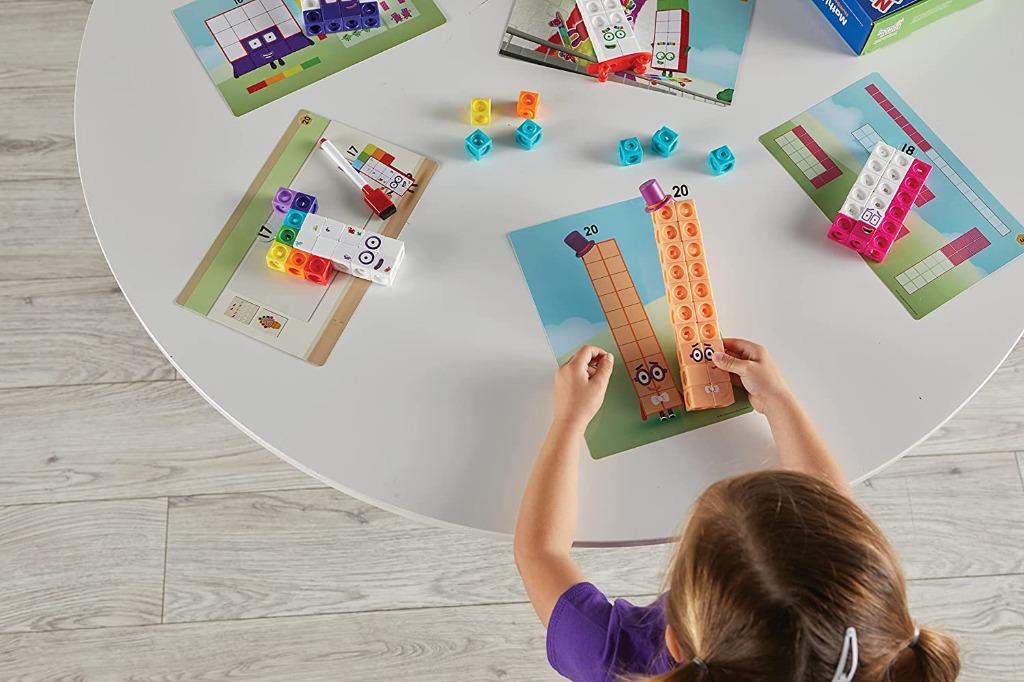 hand2mind Numberblocks MathLink Cubes 11-20 Activity Set, 30 ...