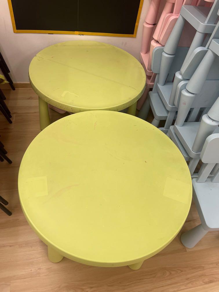 IKEA round tables, Furniture & Home Living, Furniture, Tables & Sets on