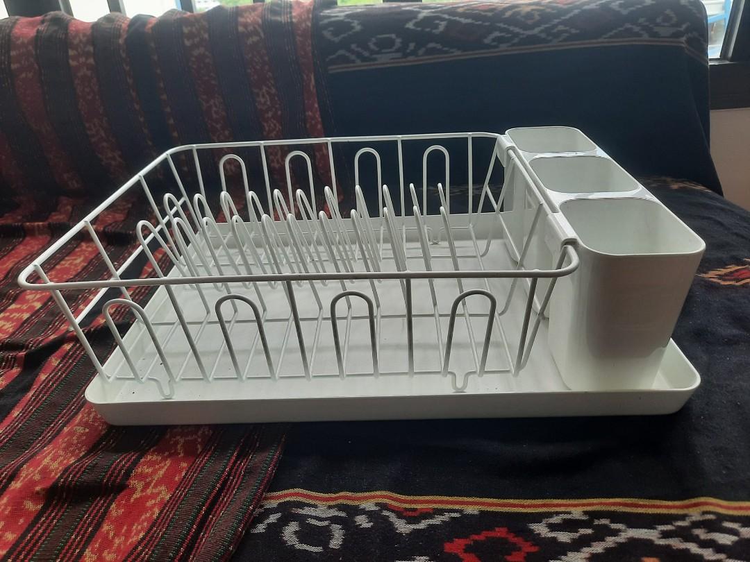 LILLHAVET Multifunctional dish rack, anthracite - IKEA