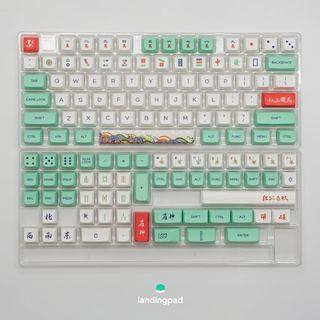 [In-stock] PBT Mahjong Keycaps XDA Profile