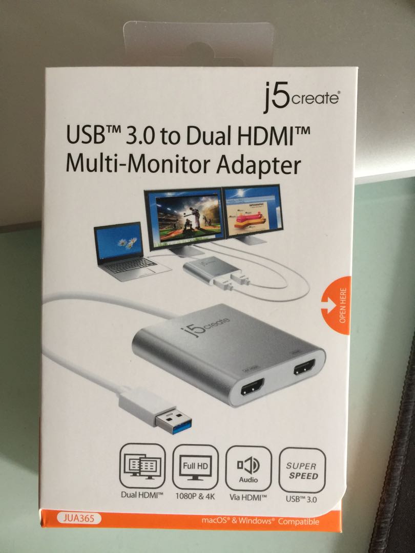 Dual HDMI Multi-Monitor Adapter 