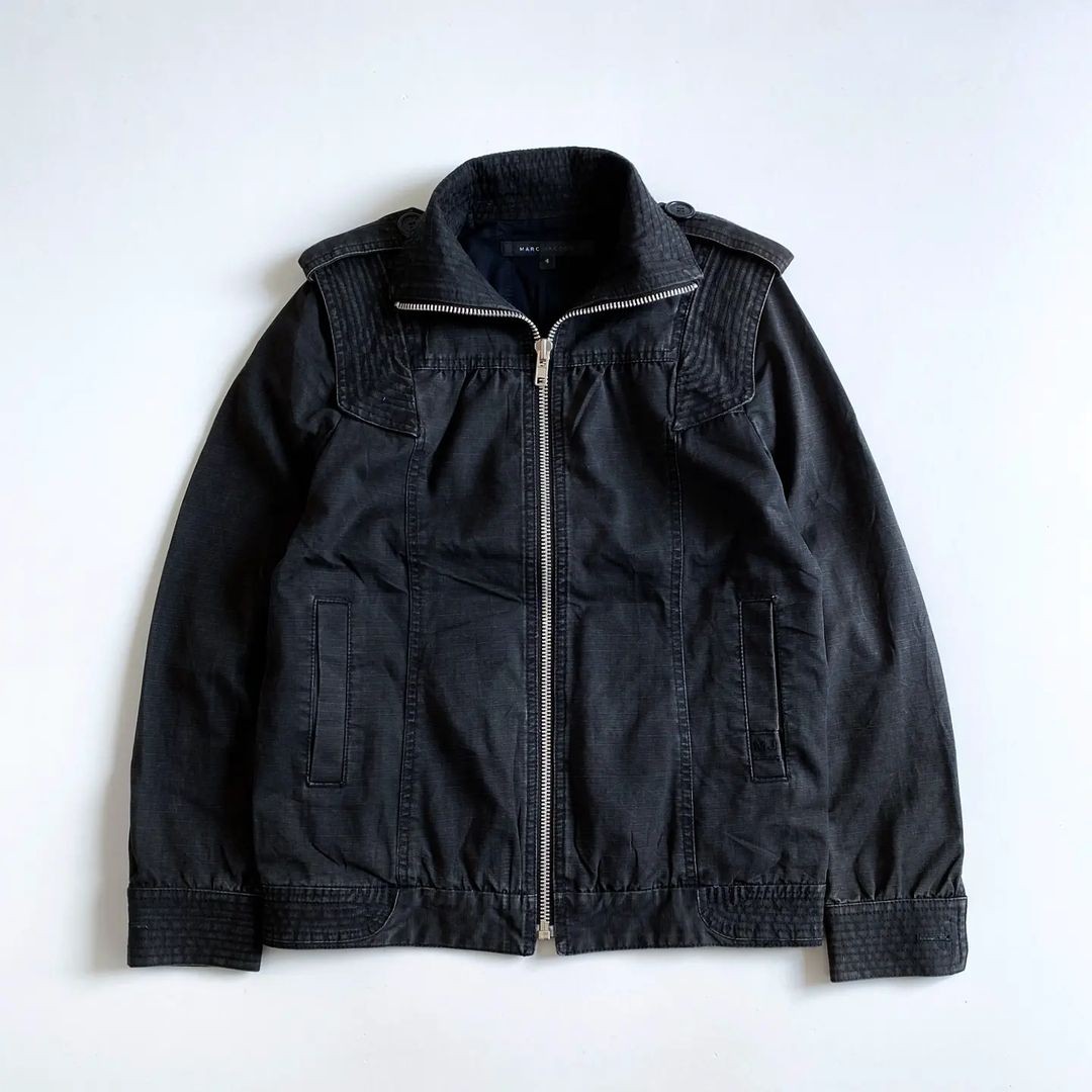 Jaket Marc Jacobs Denim Biker Look 