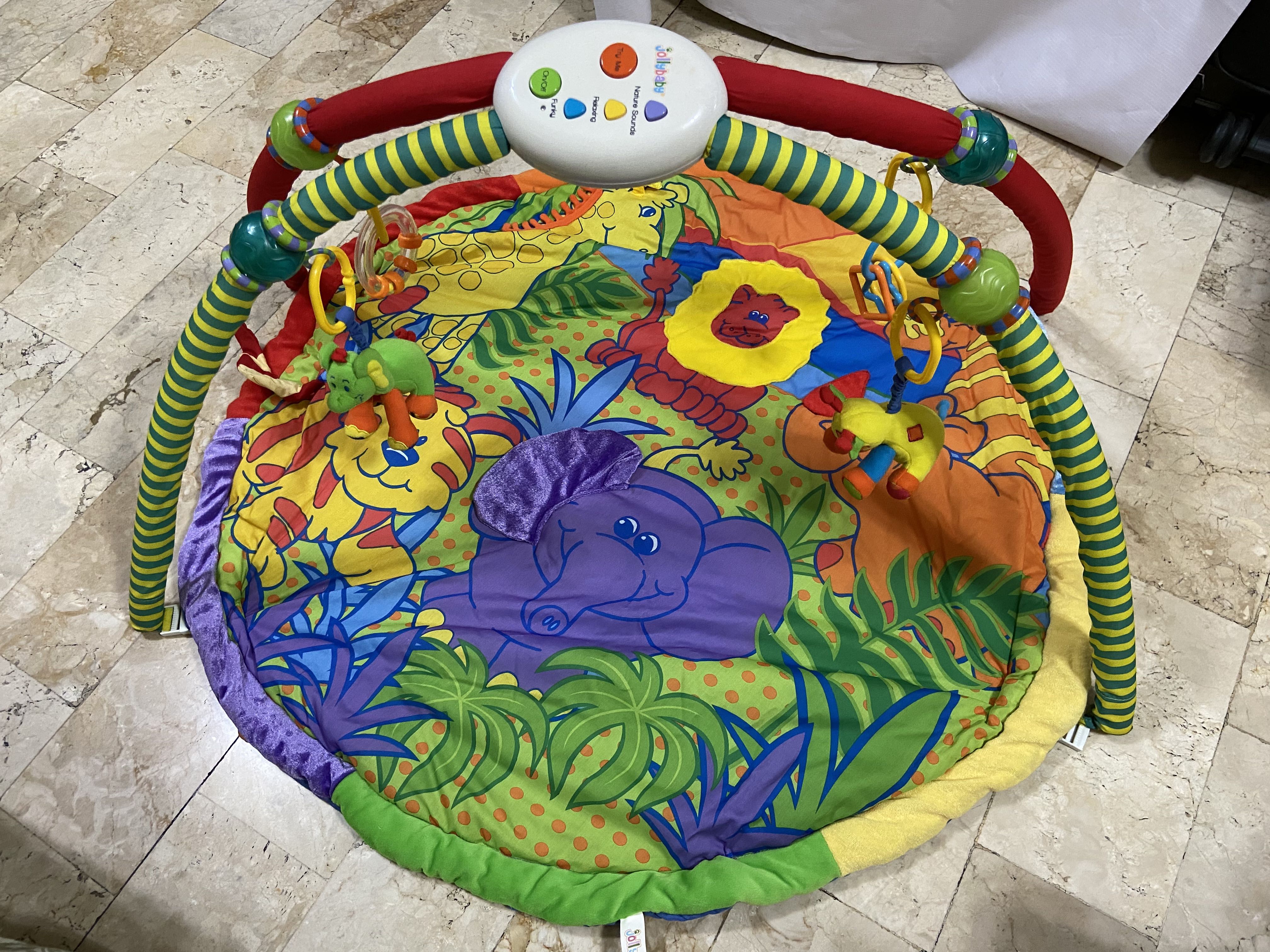 Jollybaby Baby Spa Natural Sensations Gym & Playmat, Babies & Kids